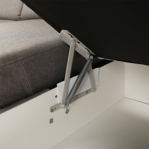 Colţar, gri maroniu Taupe, model dreapta, 330x79/97x183/196 cm - TP263487 - Img 4