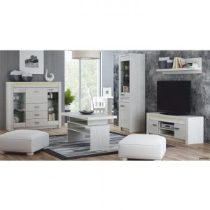 Comodă alb craft, 96x72x42 cm - TP108490 - Img 3