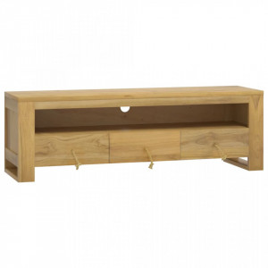 Comodă TV, 110x30x35 cm, lemn masiv de tec - V340872V