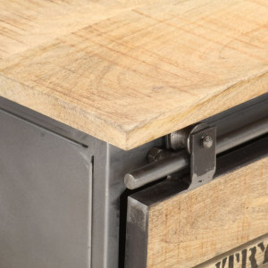 Comoda TV, 120 x 30 x 40 cm, lemn masiv de mango - V286533V - Img 2