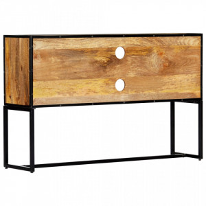Comoda TV, 120 x 30 x 75 cm, lemn masiv reciclat - V248105V - Img 4