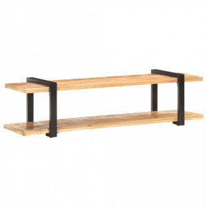 Comoda TV, 160 x 40 x 40 cm, lemn masiv de mango nefinisat - V320497V