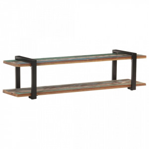 Comoda TV, 160 x 40 x 40 cm, lemn masiv reciclat - V320498V