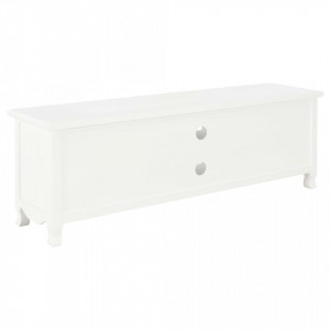 Comoda TV, alb, 120 x 30 x 40 cm, lemn - V249888V - Img 3