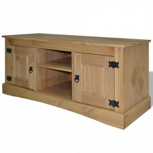 Comoda TV din pin mexican Corona Range 120 x 40 x 52 cm - V243740V