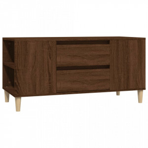 Comodă TV, stejar maro, 102x44,5x50 cm, lemn prelucrat - V819603V