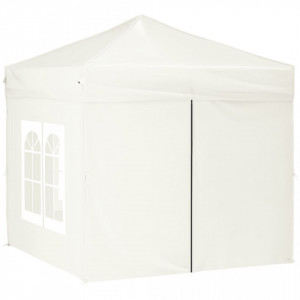 Cort pliabil pentru petrecere, pereți laterali, crem, 2x2 m - V93501V - Img 3