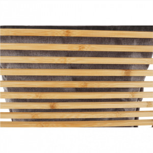 Coş pt. rufe, bambus și gri, 40x35x60 cm - TP265841 - Img 17