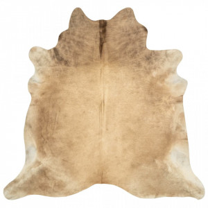 Covor din piele de vaca naturala, bej, 150 x 170 cm - V284345V - Img 2