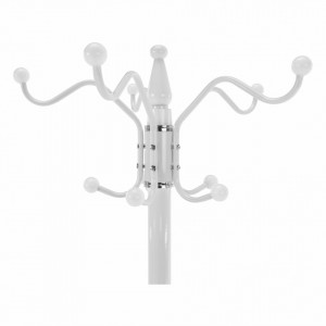 Cuier de podea, tip pom, alb, 37x37x175 cm - TP234457 - Img 12