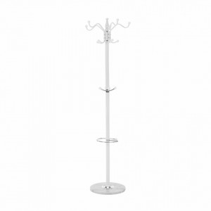 Cuier de podea, tip pom, alb, 37x37x175 cm - TP234457 - Img 14