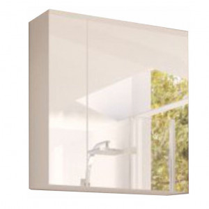 Dulap cu oglindă, alb cu lucios, 60x17x65 cm - TP186889