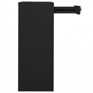 Dulap de birou, antracit, 90x40x102 cm, oțel - V336412V - Img 4