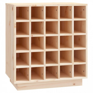 Dulap de vinuri, 55,5x34x61 cm, lemn masiv de pin - V821527V