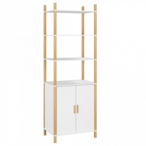 Dulap înalt, alb, 60x40x173 cm, lemn prelucrat - V345696V