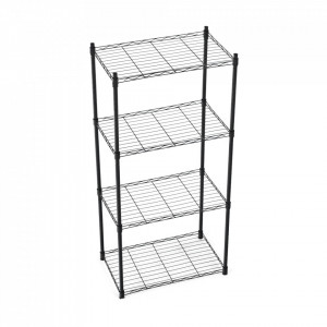 Etajeră cu înălţimea raftului reglabilă, 4 rafturi, neagră - TP274995 - Img 17