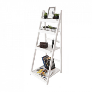 Etajeră multifuncţională, albă, lemn masiv - TP273595 - Img 6