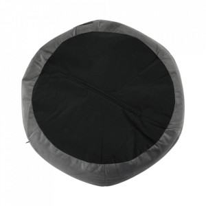 Fotoliu tip sac, material textil gri - TP258160 - Img 7