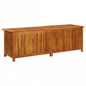 Ladă de depozitare grădină, 175x50x58 cm, lemn masiv de acacia - V316499V - Img 4