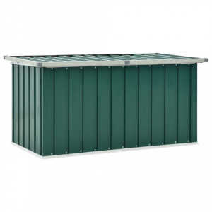 Lada de depozitare pentru gradina, verde, 129 x 67 x 65 cm - V46261V