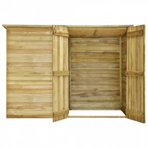 Magazie unelte de grădină, 232x110x170 cm, lemn pin tratat - V46363V - Img 4