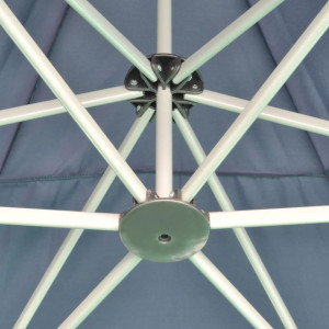 Marchiză pliabilă hexagonală, albastru închis, 3,6 x 3,1 m - V42107V - Img 4