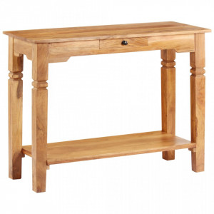 Masă consolă, 100x40x76 cm, lemn masiv de acacia - V338033V - Img 2