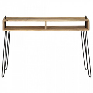 Masa consola, 115 x 35 x 76 cm, lemn masiv de mango - V246022V - Img 2