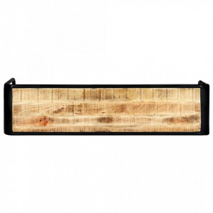Masa consola, 140 x 35 x 76 cm, lemn masiv de mango nefinisat - V247869V - Img 3
