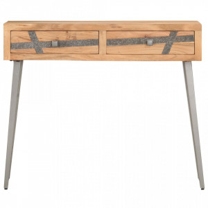 Masă consolă, 90 x 30 x 75 cm, lemn masiv de acacia - V286549V