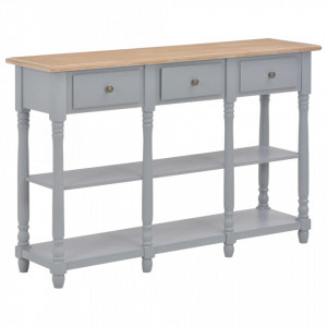 Masa consola, gri, 120 x 30 x 76 cm, MDF - V280017V - Img 1