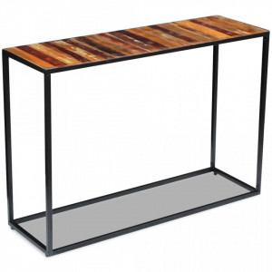 Masa consola, lemn reciclat de esenta tare, 110x35x76 cm - V243337V - Img 2