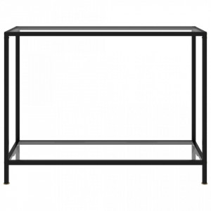 Masa consola, transparent, 100 x 35 x 75 cm, sticla securizata - V322835V - Img 2
