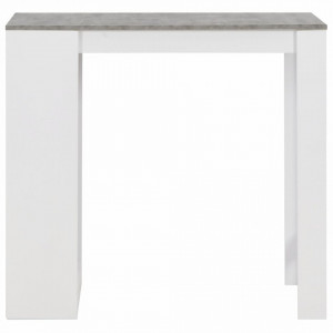 Masa de bar cu raft, alb, 110 x 50 x 103 cm - V280214V - Img 2