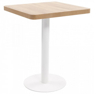 Masa de bistro, maro deschis, 60 x 60 cm, MDF - V286429V - Img 1