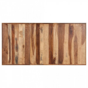 Masă de bucătărie, 180x90x75 cm, lemn masiv cu finisaj miere - V321548V - Img 4