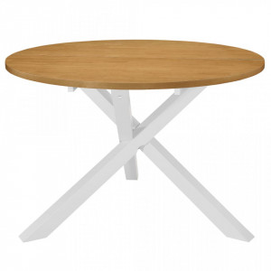 Masa de bucatarie, alb, 120 x 75 cm, MDF - V247631V - Img 1