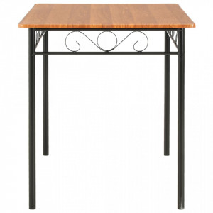 Masa de bucatarie, maro, 120 x 70 x 75 cm, MDF - V281402V - Img 4