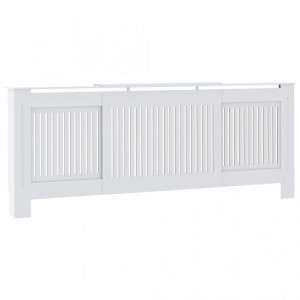 Mască pentru calorifer, alb, 205 cm, MDF - V325547V