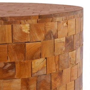 Masuta de cafea, 60 x 60 x 35 cm, lemn masiv de tec - V288811V - Img 2