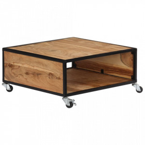 Masuta de cafea, 70 x 70 x 32 cm, lemn masiv de acacia - V247684V