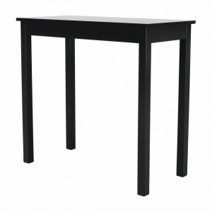 Măsuţă, masă tip consolă neagră, 80x40x75 cm - TP277806 - Img 6