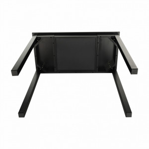 Măsuţă, masă tip consolă neagră, 80x40x75 cm - TP277806 - Img 10