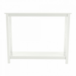 Măsuţă tip consolă, albă, 100x80x30 cm - TP251565 - Img 7