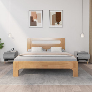 Noptiere, 2 buc., gri sonoma, 50x46x50 cm, lemn prelucrat - V819545V - Img 3