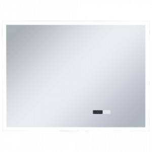 Oglinda cu LED de baie cu senzor tactil si afisaj ora, 80x60 cm - V144738V - Img 2