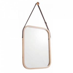 Oglindă de perete, bambus natural, 33x40 cm - TP227997 - Img 16