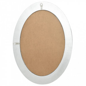 Oglinda de perete in stil baroc, argintiu, 50 x 70 cm - V320354V - Img 4