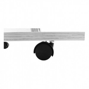 Oglindă de podea cu roţi, albă, 40x168 cm - TP256734 - Img 13