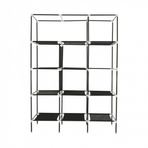 Organizator de garderobă, material textil/metal, negru - TP182596 - Img 17
